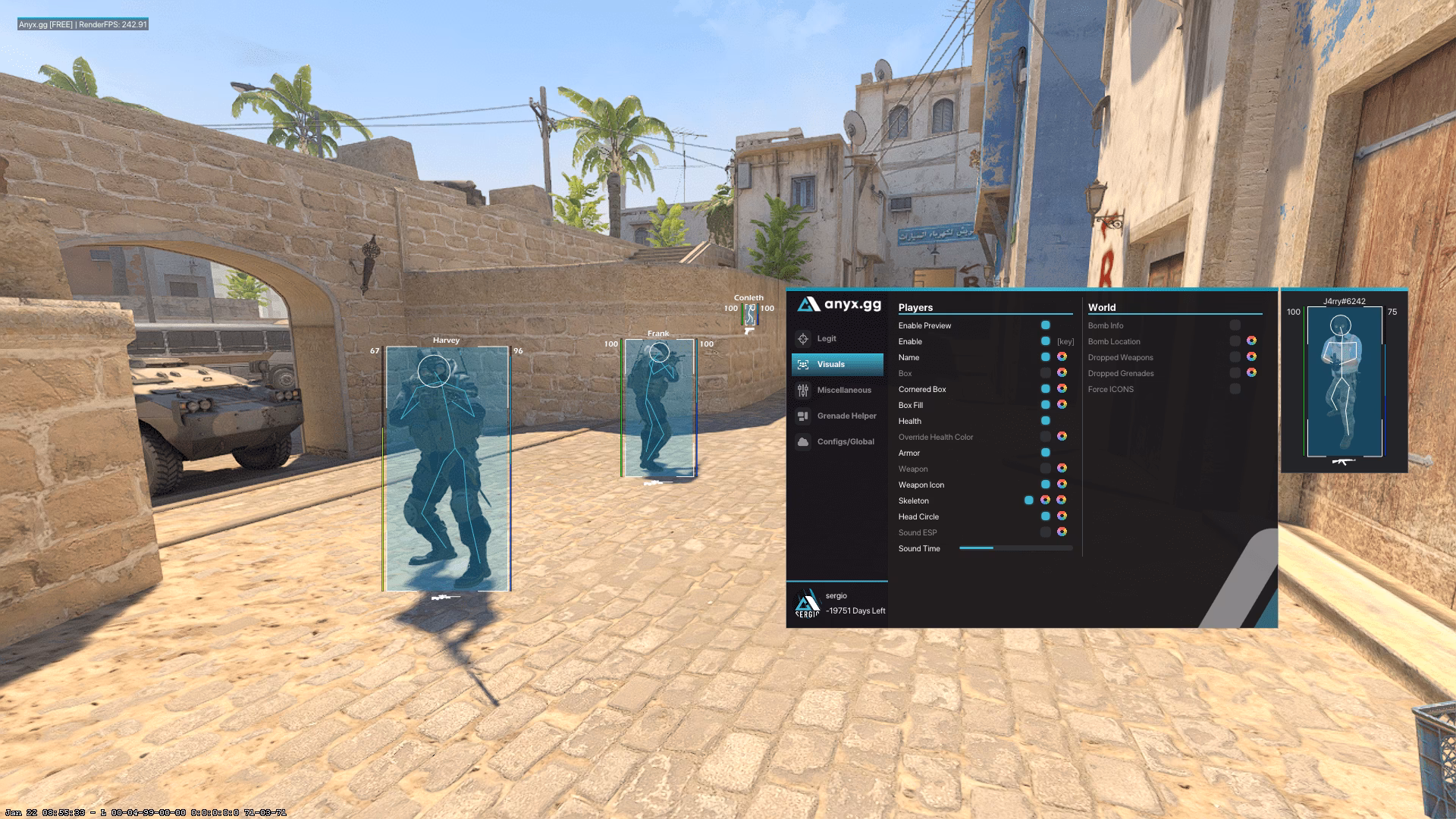 Is there a CSGO cheat written in Python?