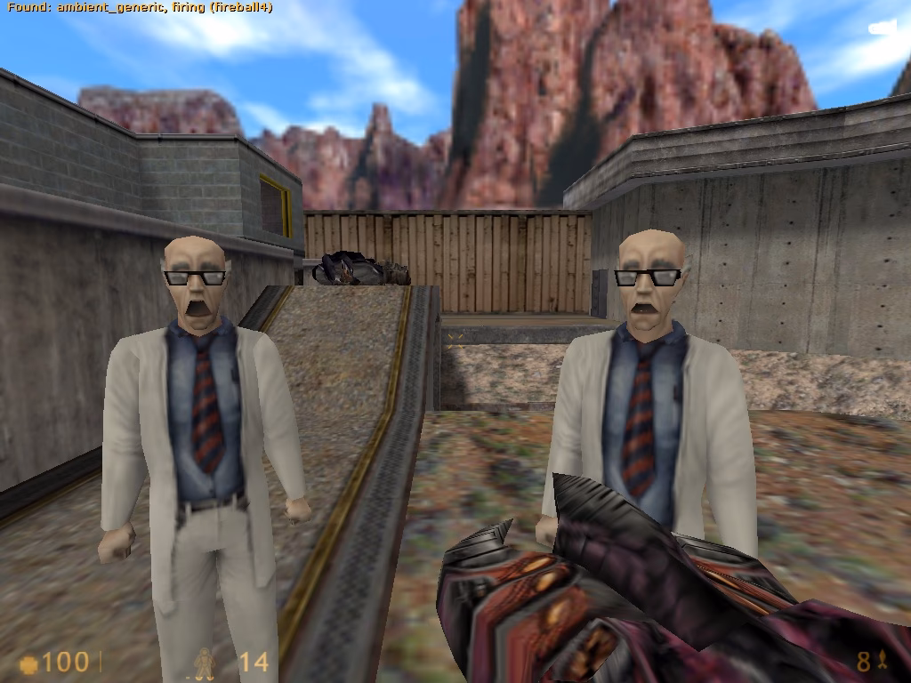 Does half life sandpit have a Mr Friendly model?