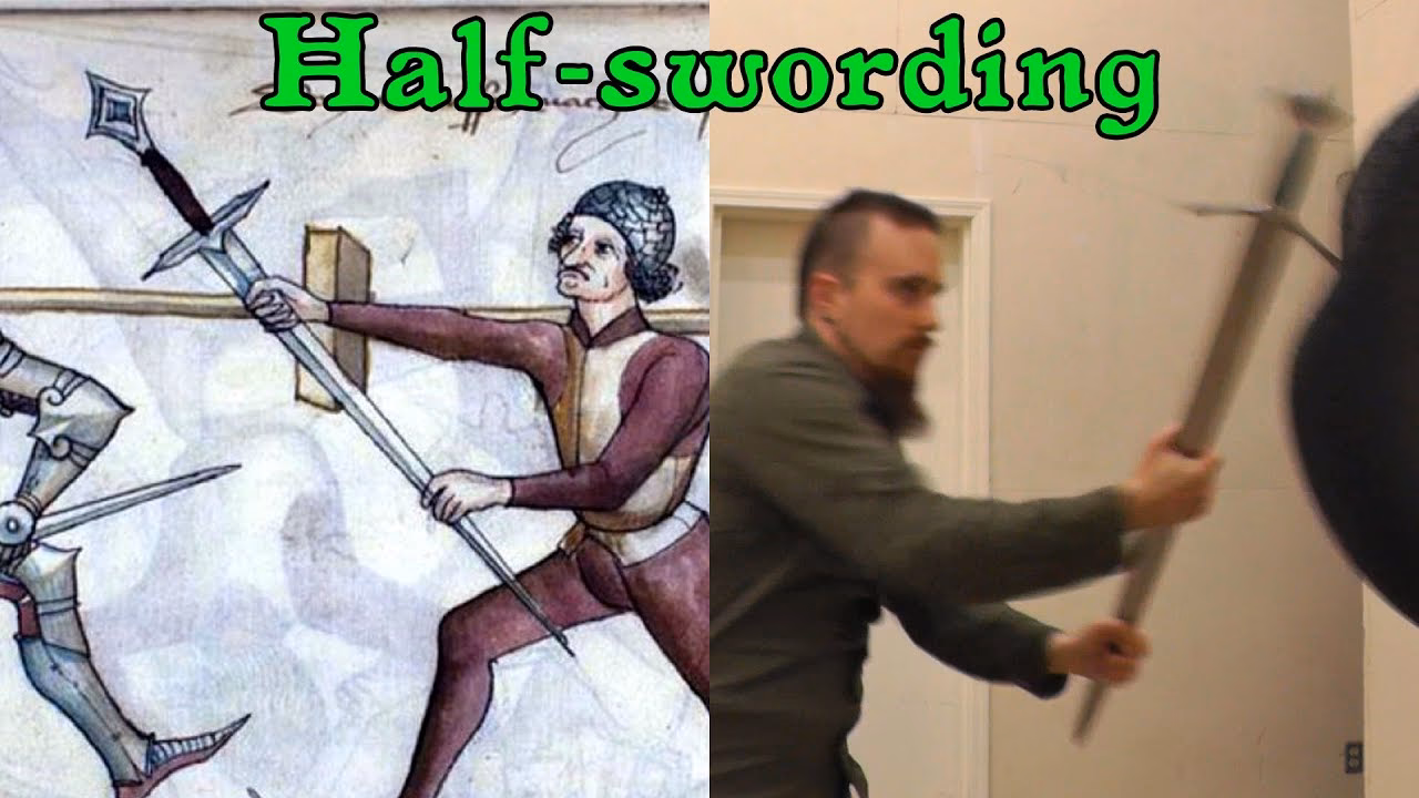 How do you use a half sword?