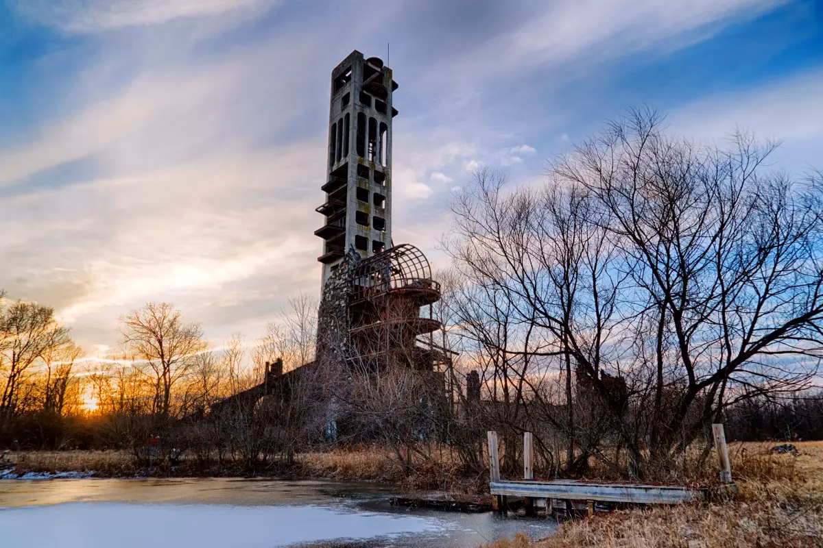 What is the redevelopment process like Hall Tower?