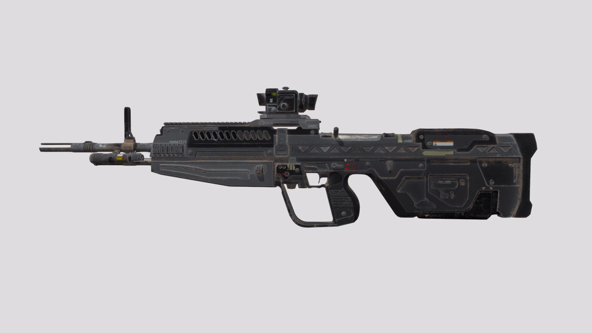 Does the art of Halo 3 have a DMR?