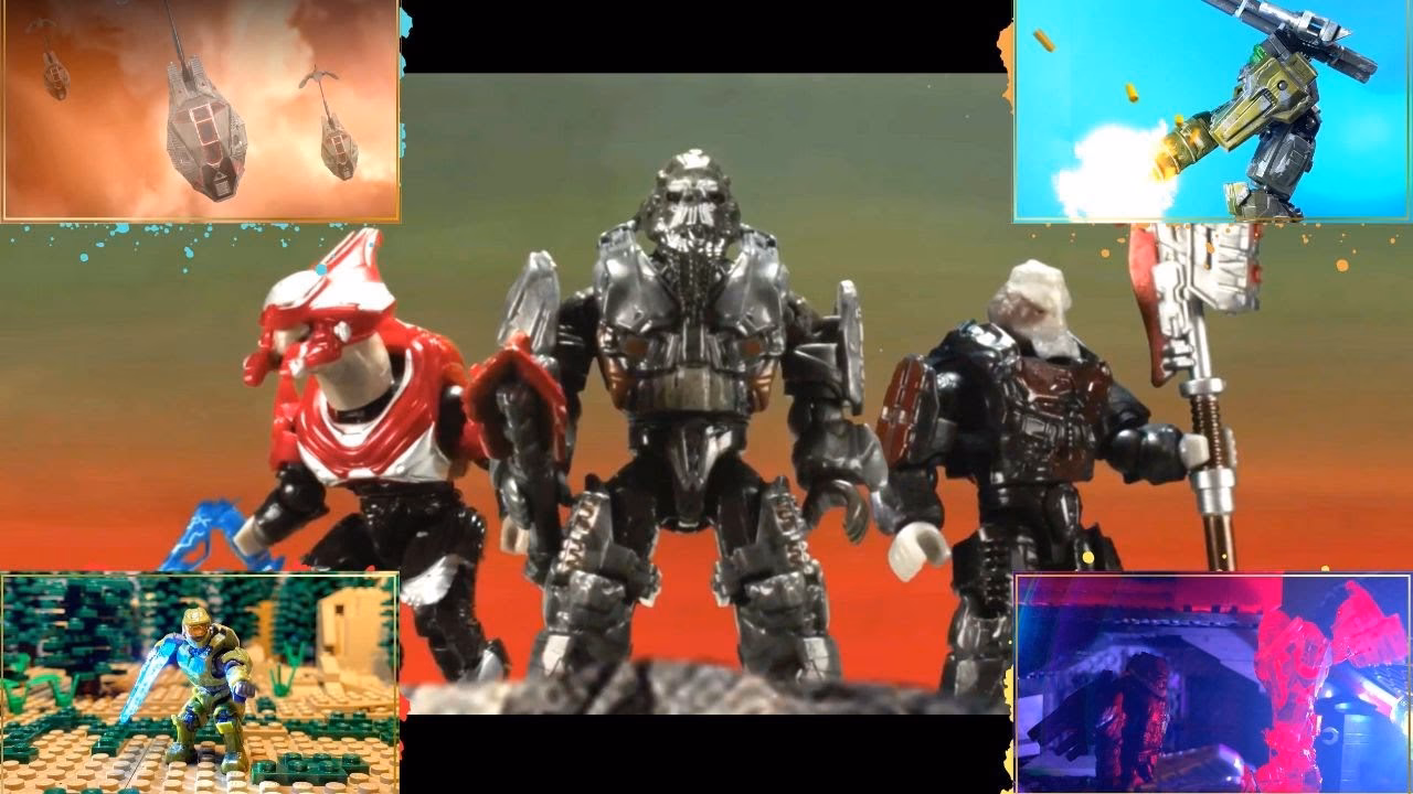 Are there stop-motion animations with Halo & mega blocks?
