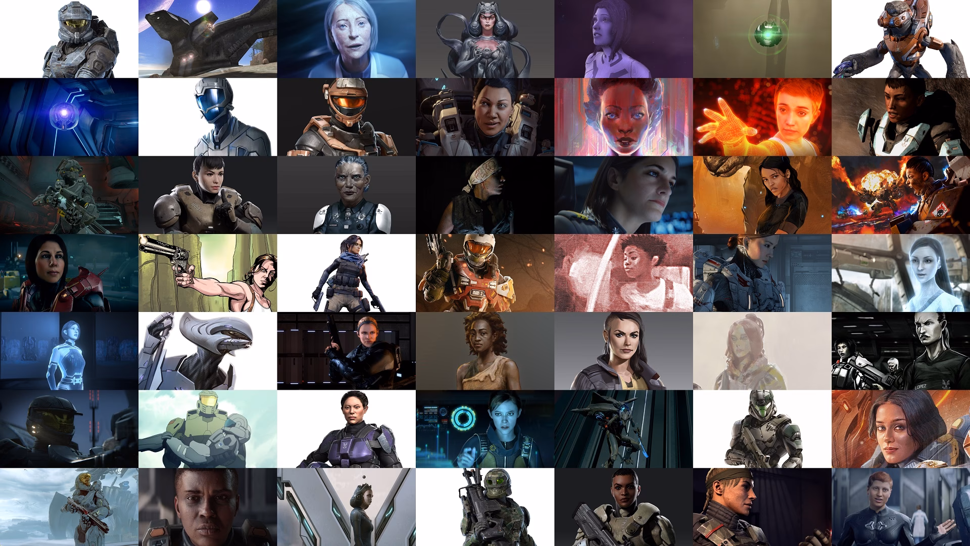 How many Halo names are there?