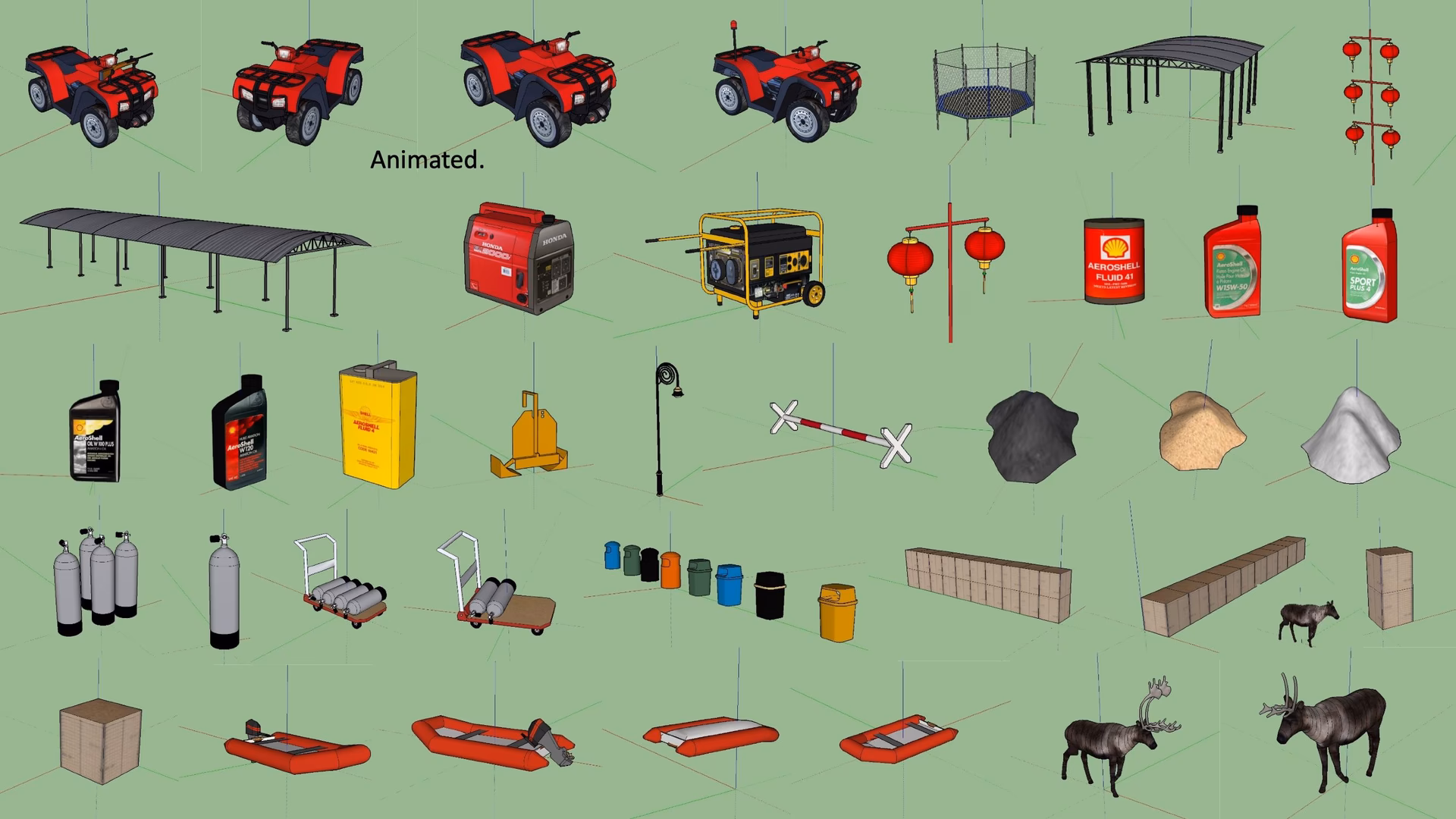 What is X-Plane Handy objects library?