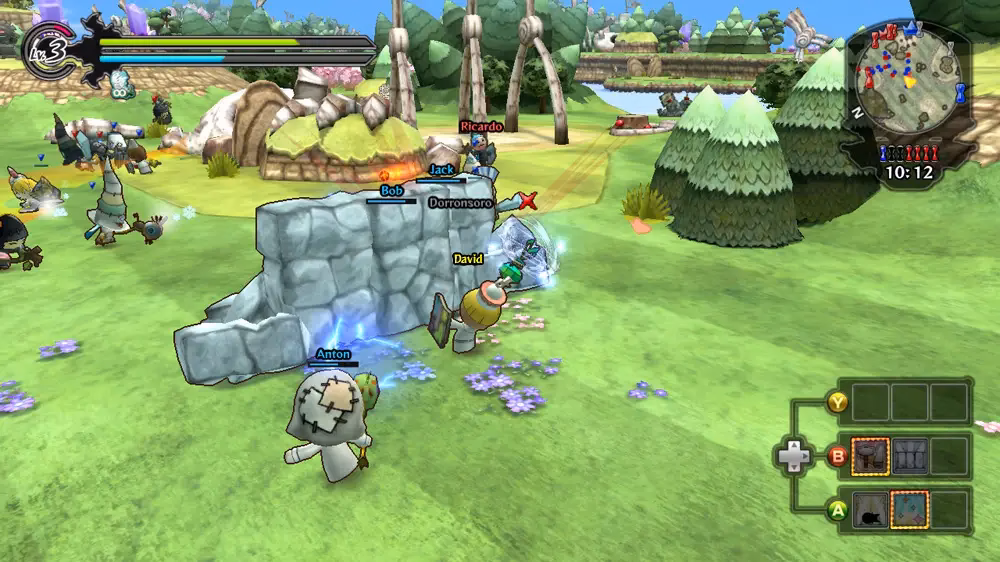 ¿Cuáles son las mecánicas de juego de Happy Wars?