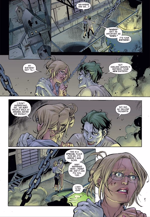 Did Harley Quinn destroy Ace Chemicals?