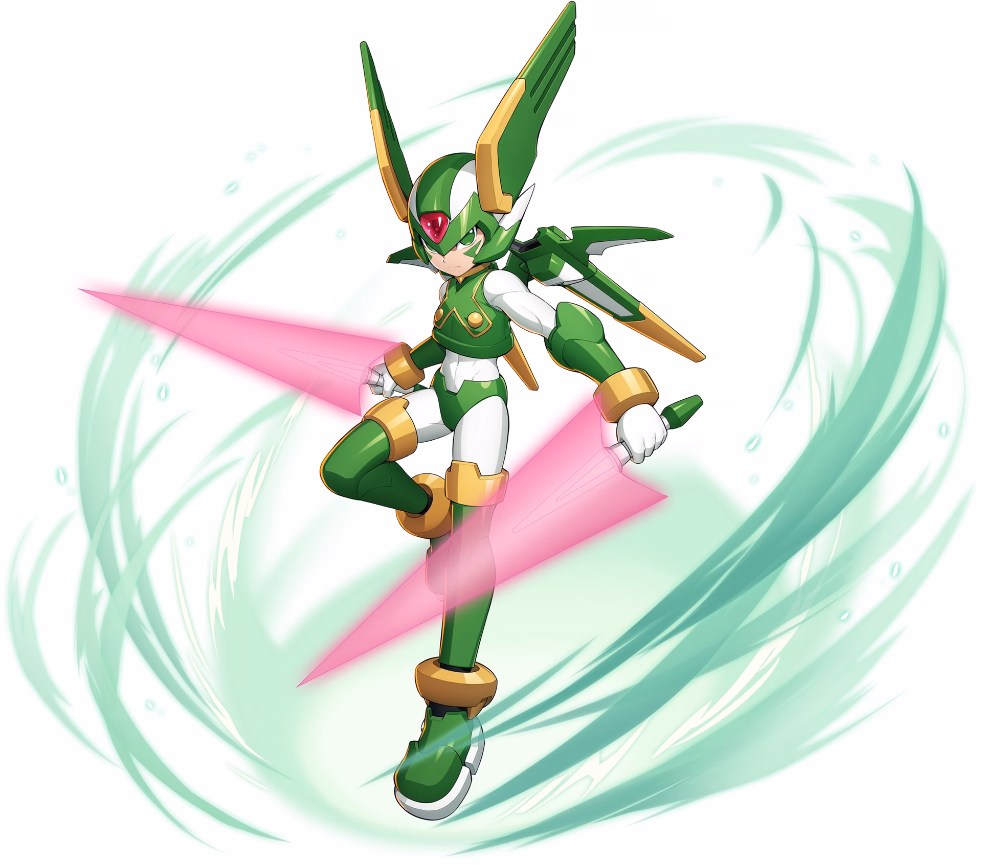 Why does Harpuia say'stop' in Mega Man 7?