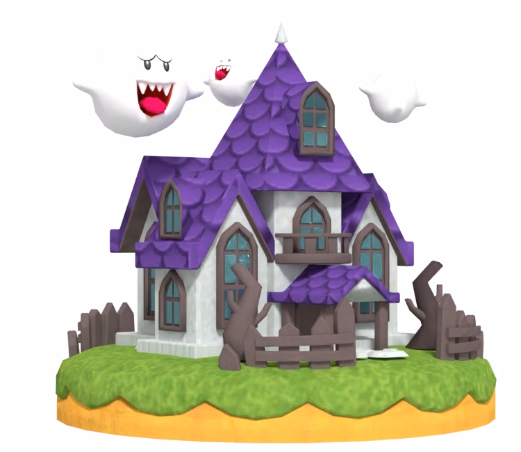 What is a ghost house in Super Mario World?