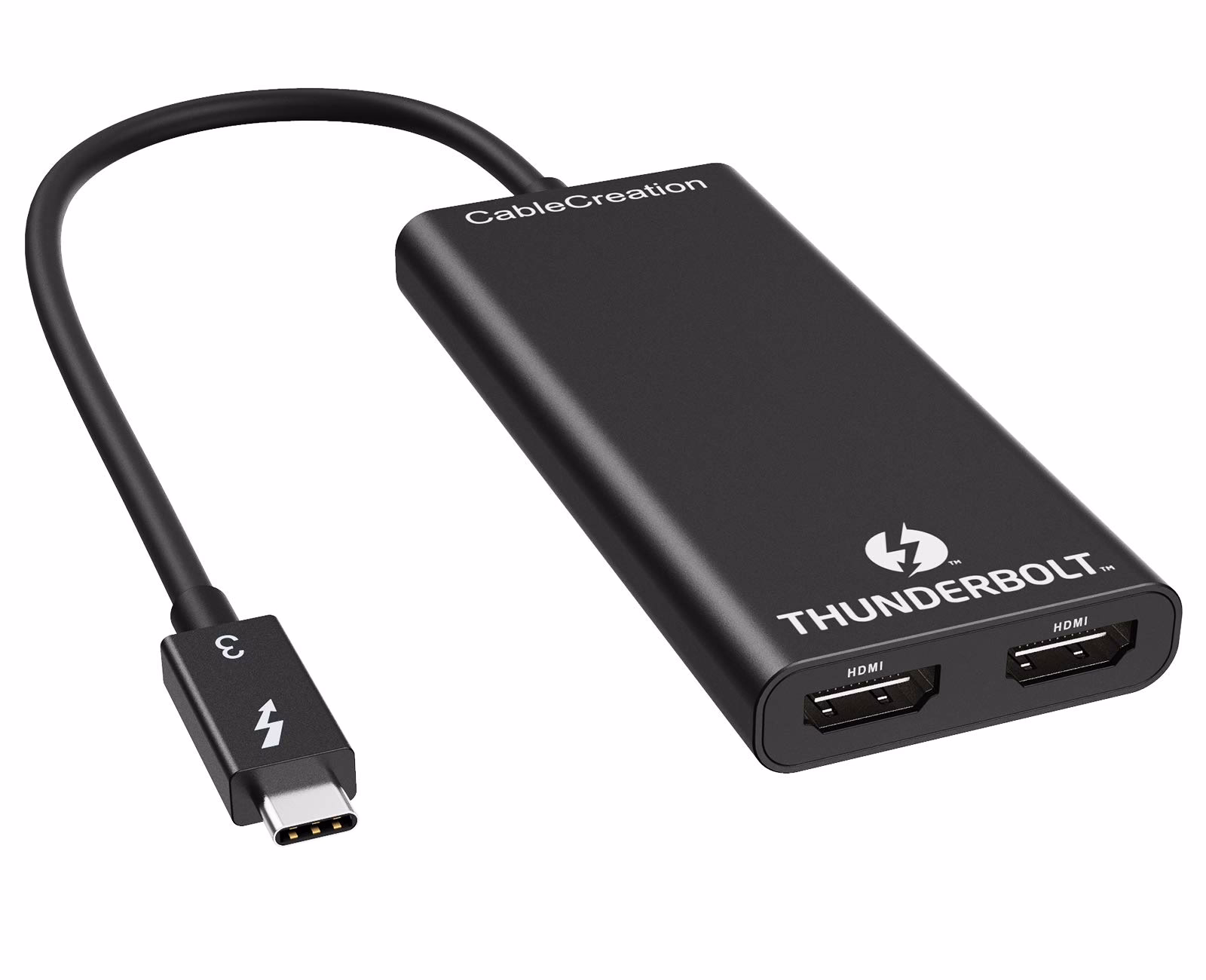Can a thunderbolt to HDMI adapter transmit audio and video simultaneously?