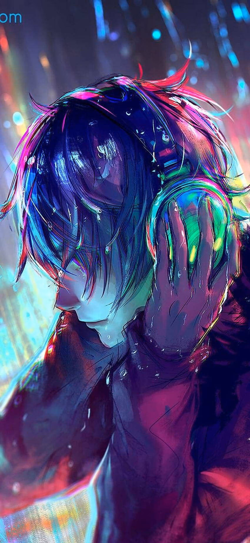 Which anime characters have headphones?