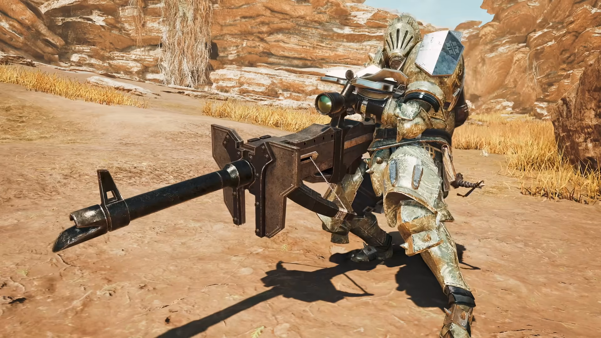 What are the pros and cons of a Heavy Bowgun in Monster Hunter Wilds?