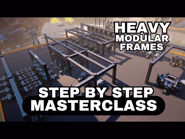 How to produce 1 heavy modular frame / second / 60 / min?