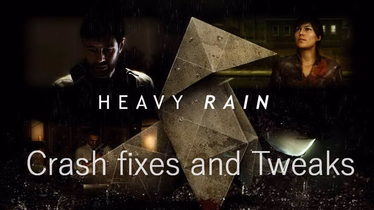 How do I make heavy rain run faster?