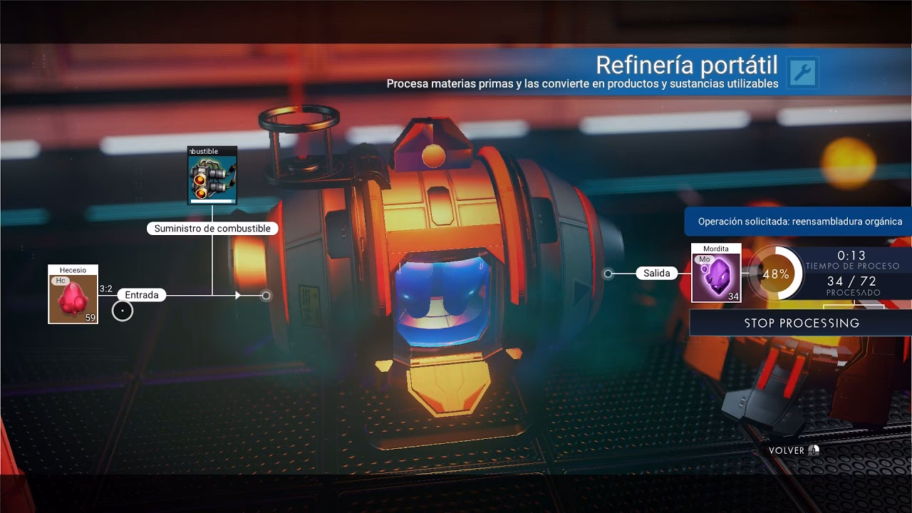 ¿Cómo se hace la refinería en No Man's Sky?