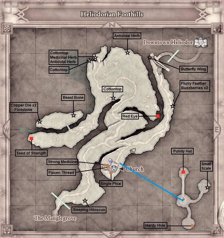 How do you regain control in the helidorian foothills?