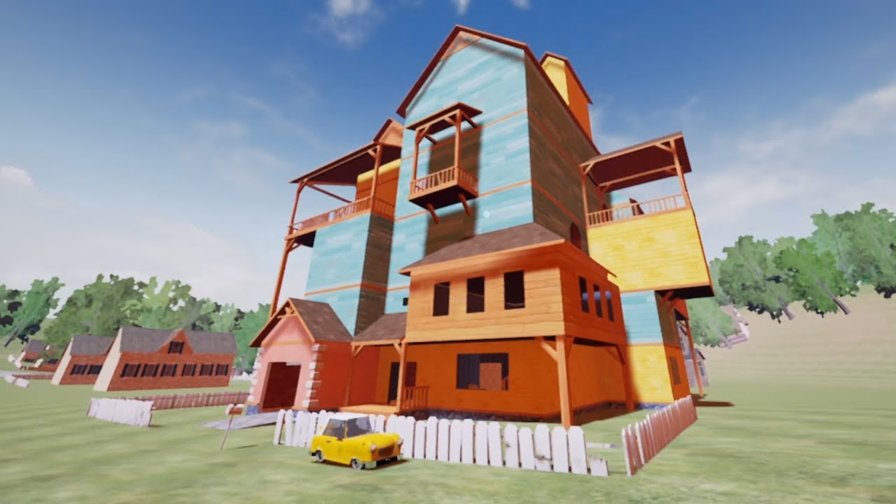 What is the goal of Hello Neighbor?