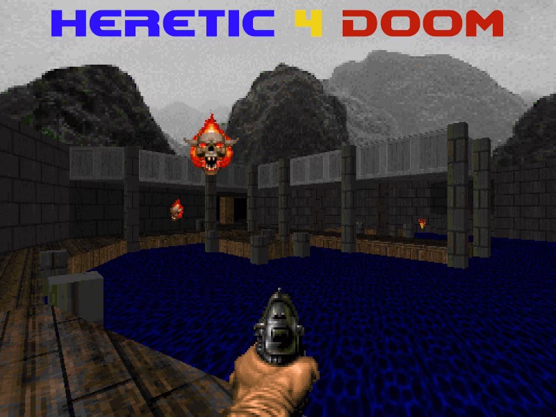 Is heretic a Doom game?
