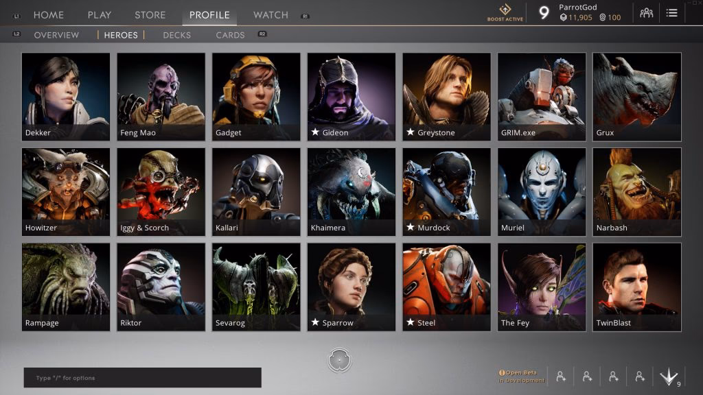 Are heroes playable in Paragon?