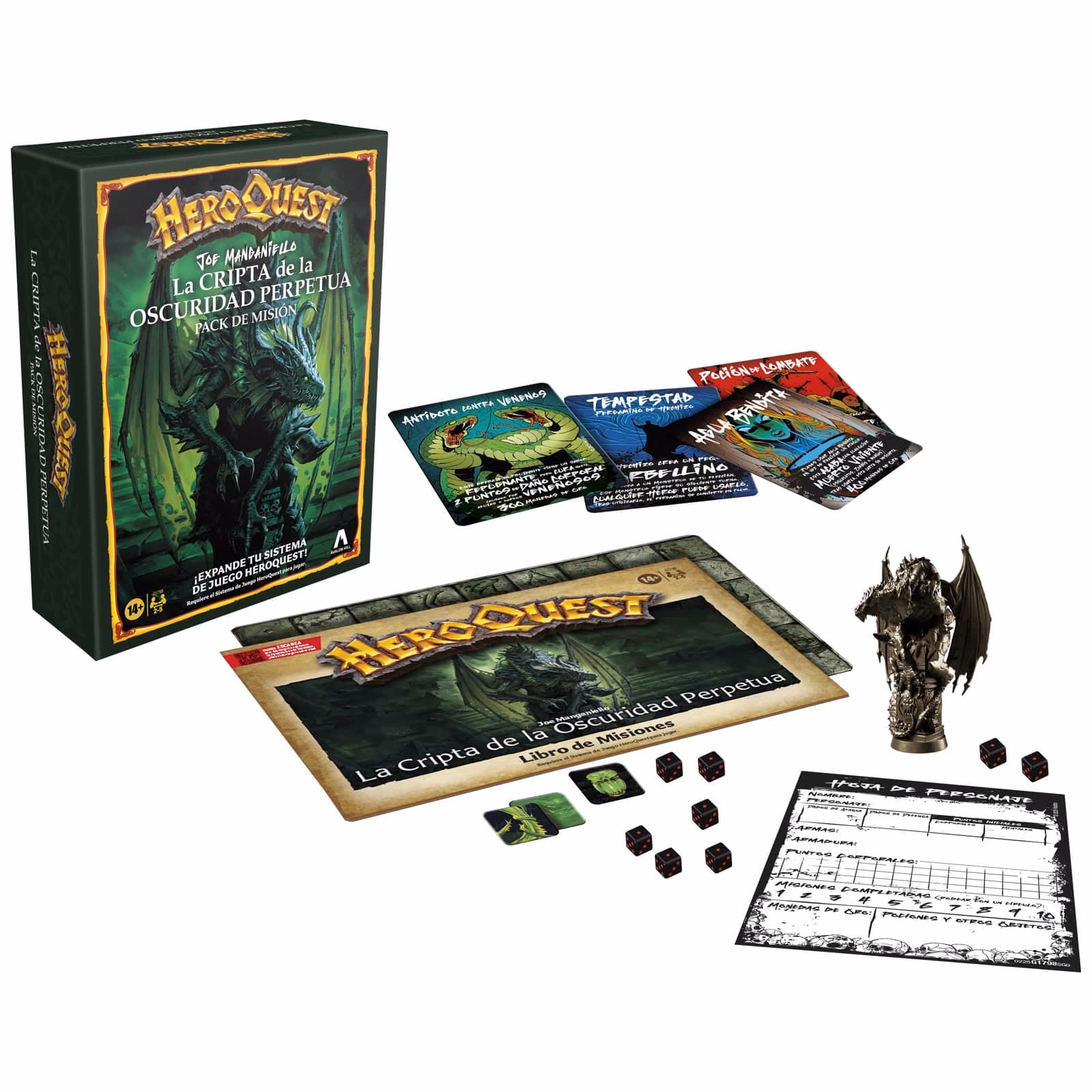 ¿Qué amenaza el pack de misión de HeroQuest: la cripta de la oscuridad perpetua?
