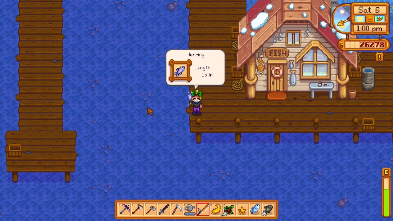 How to catch herring In Stardew Valley?