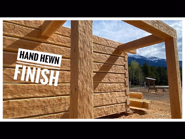 What is hewn log siding?
