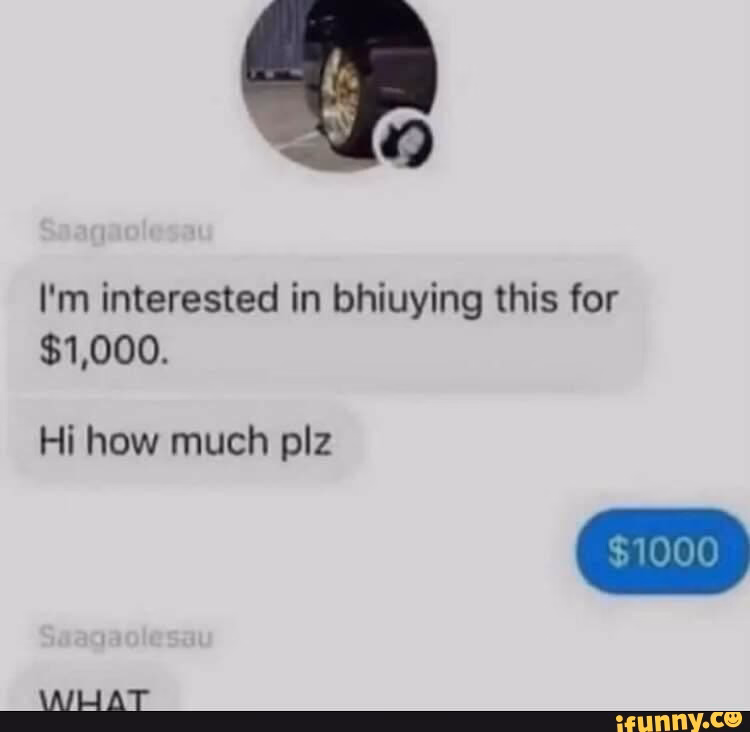 How do you express interest in a purchase?