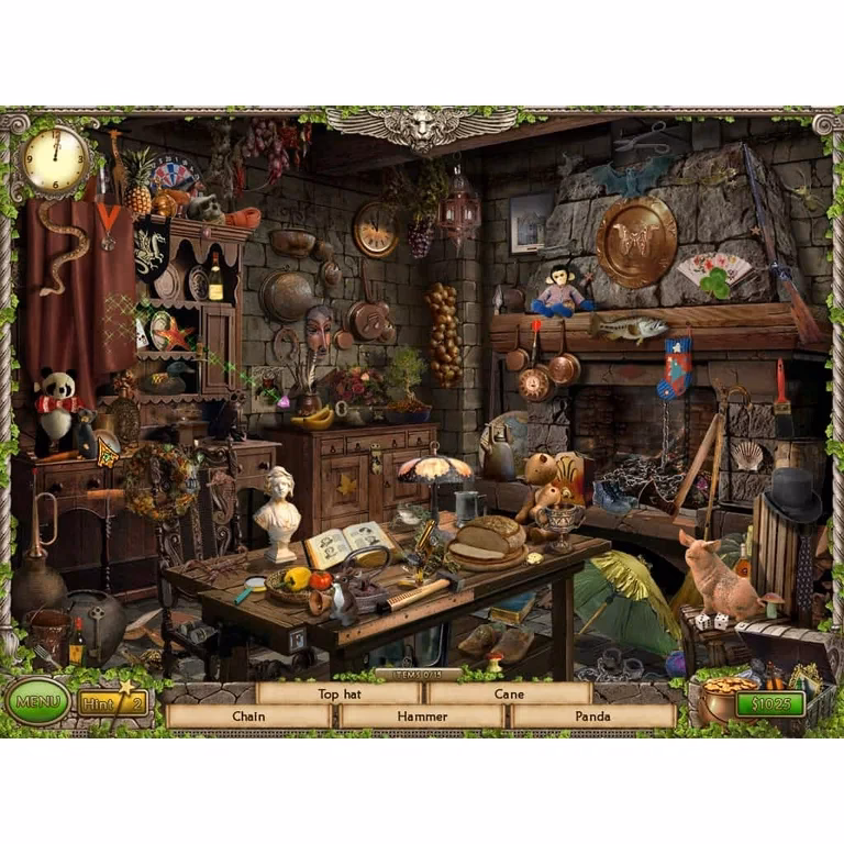 What are hidden clues games?