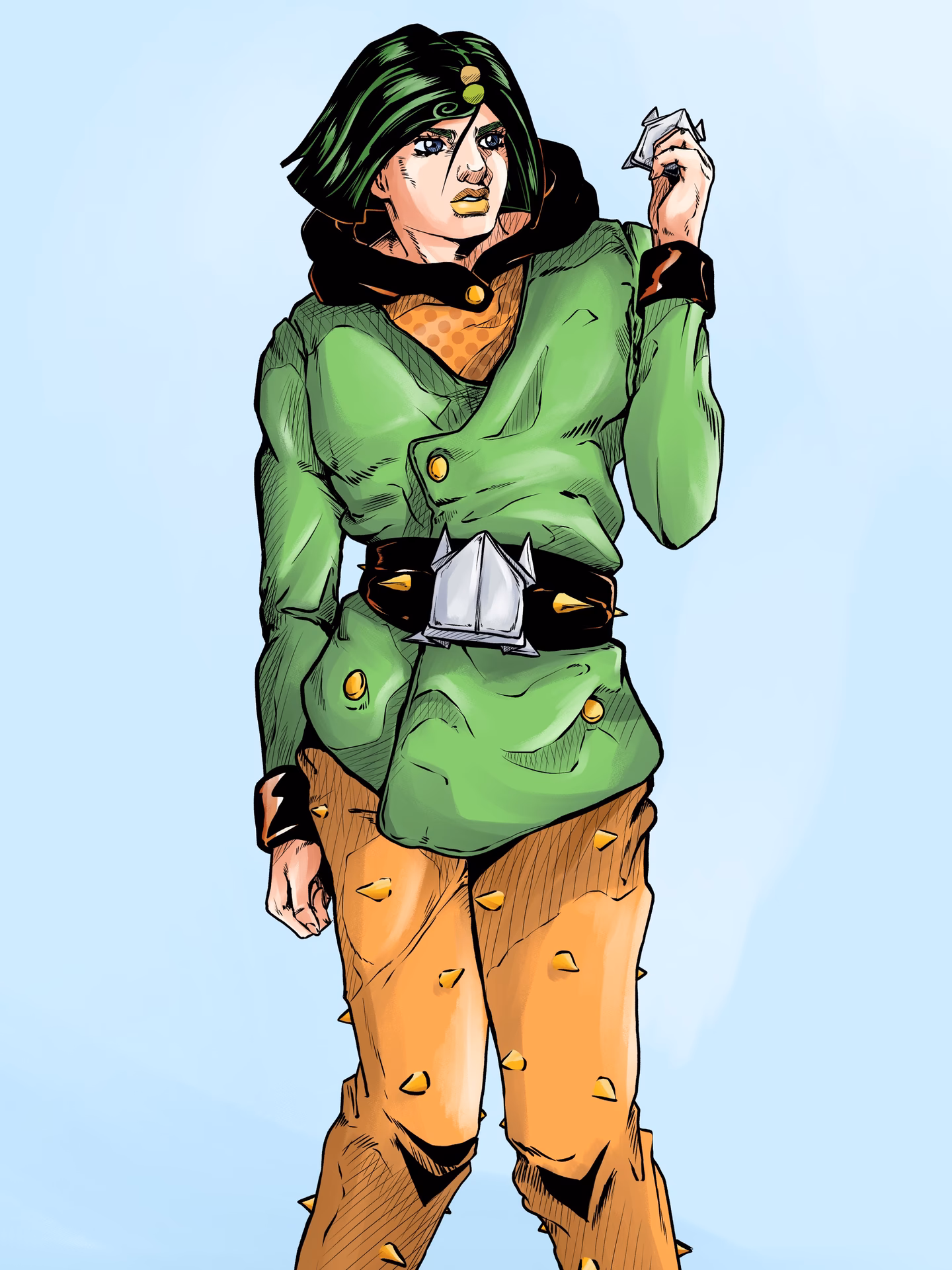 How did Tsurugi Higashikata grow up?