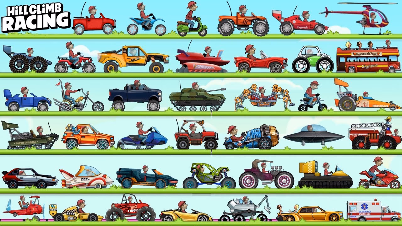 What is the best vehicle for Hill Climb Racing 1+2?