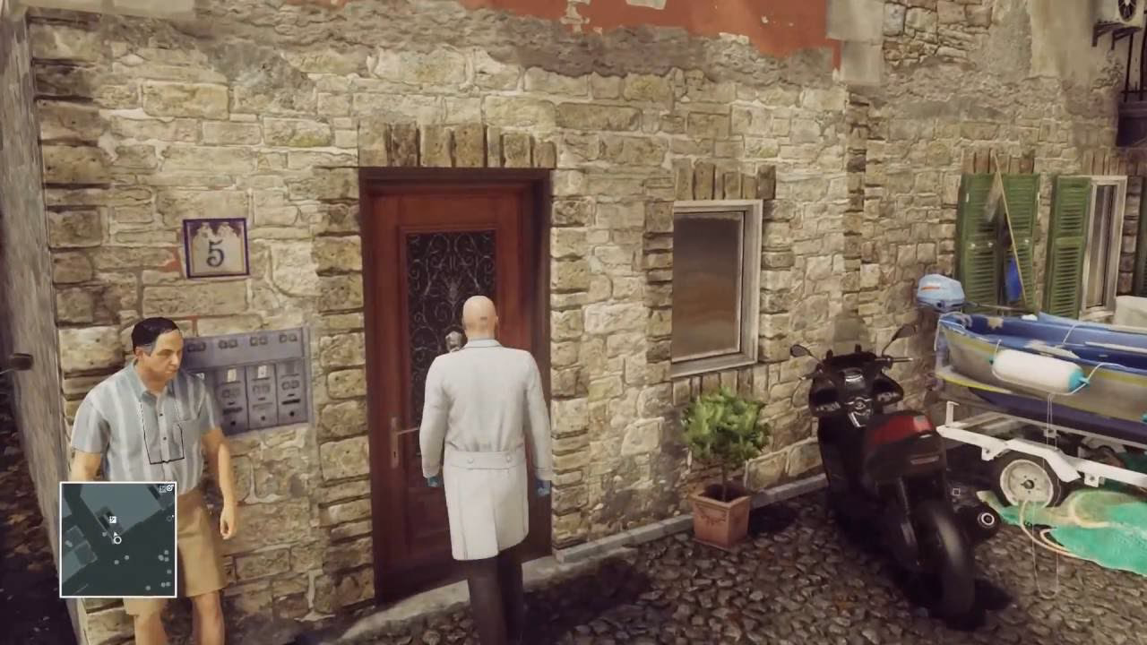 Where can I find a Biolab laptop dongle in Hitman?