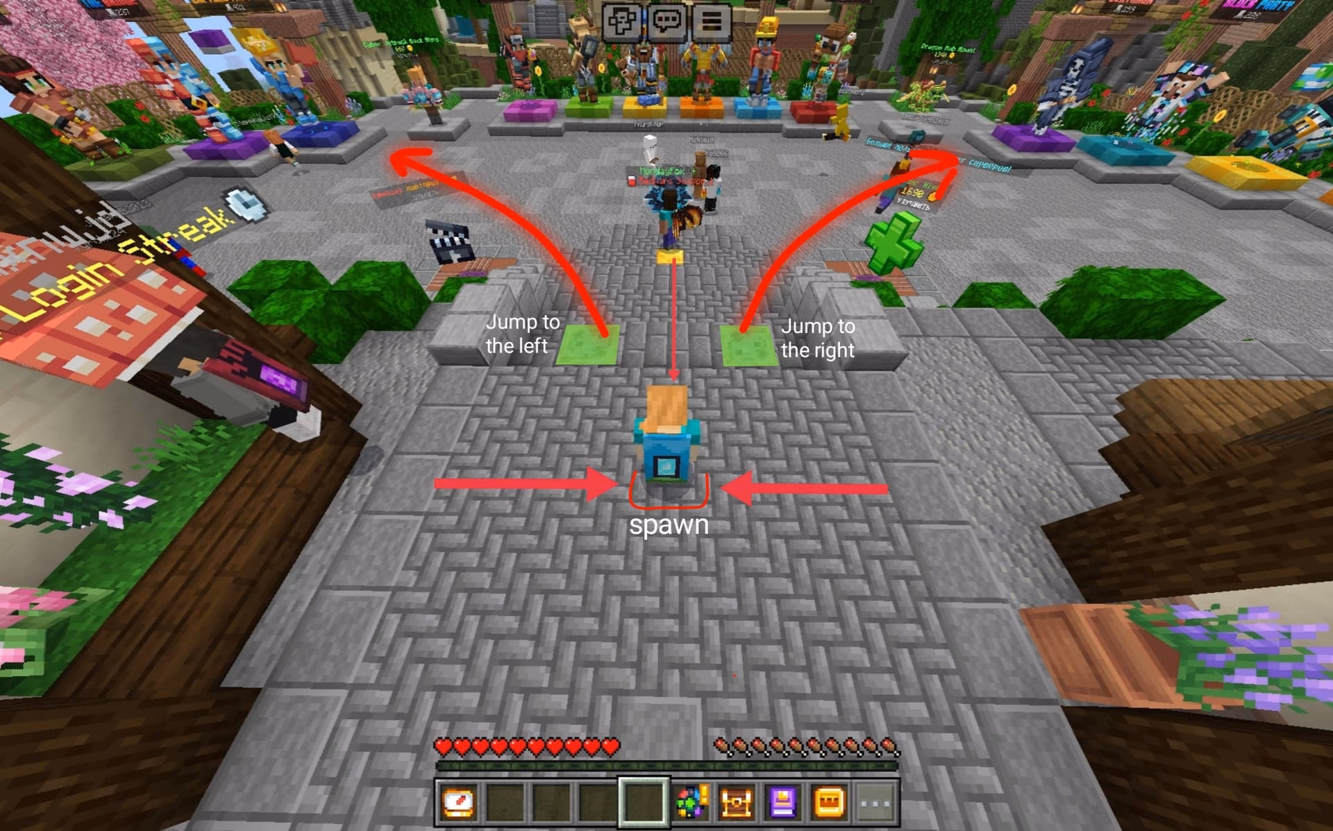 How do I reload hivejumppads?