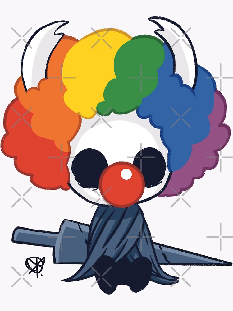 Did Hollow Knight reapply clown makeup?