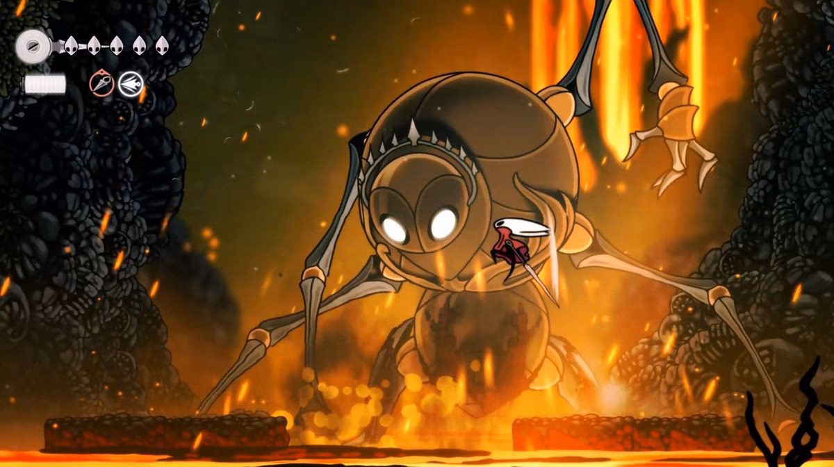 Where can I listen to Hollow Knight boss themes?