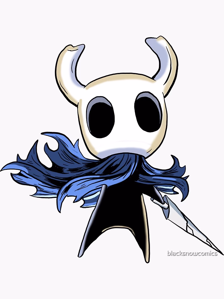 What color is the Hollow Knight?