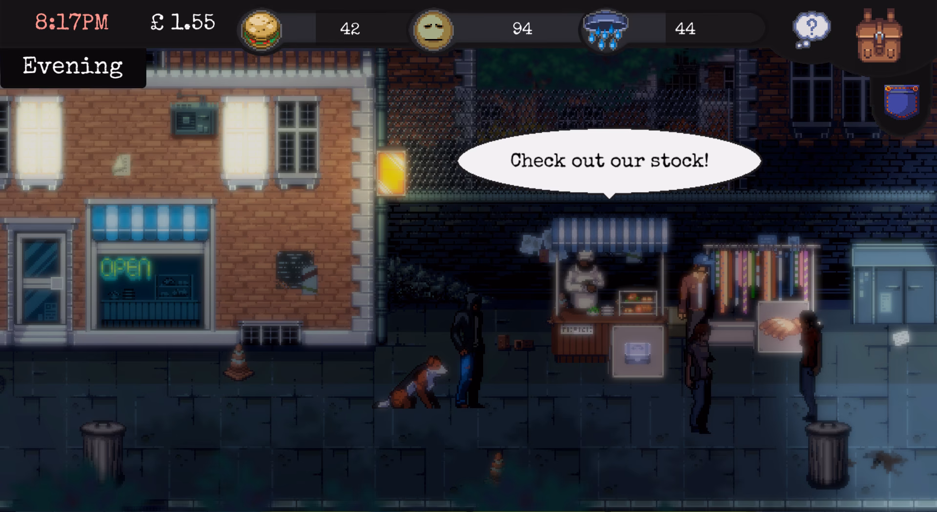 Where can I find games tagged homeless?
