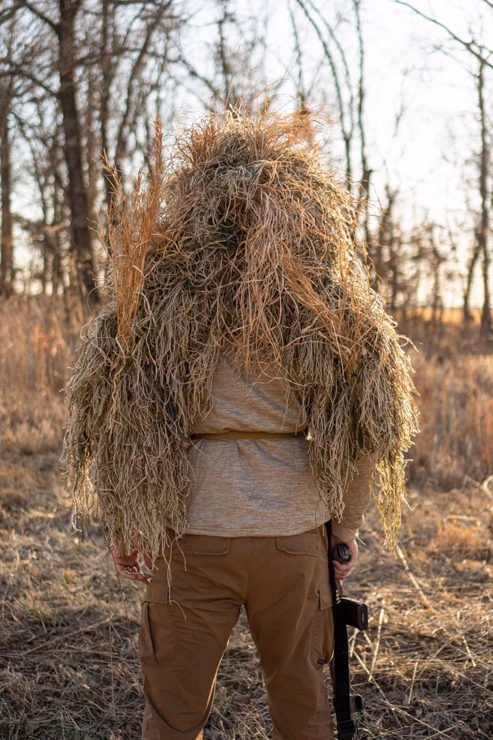 How to paint a ghillie suit?