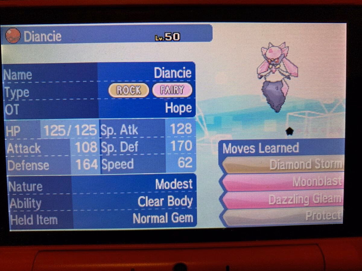 Where does Diancie live?