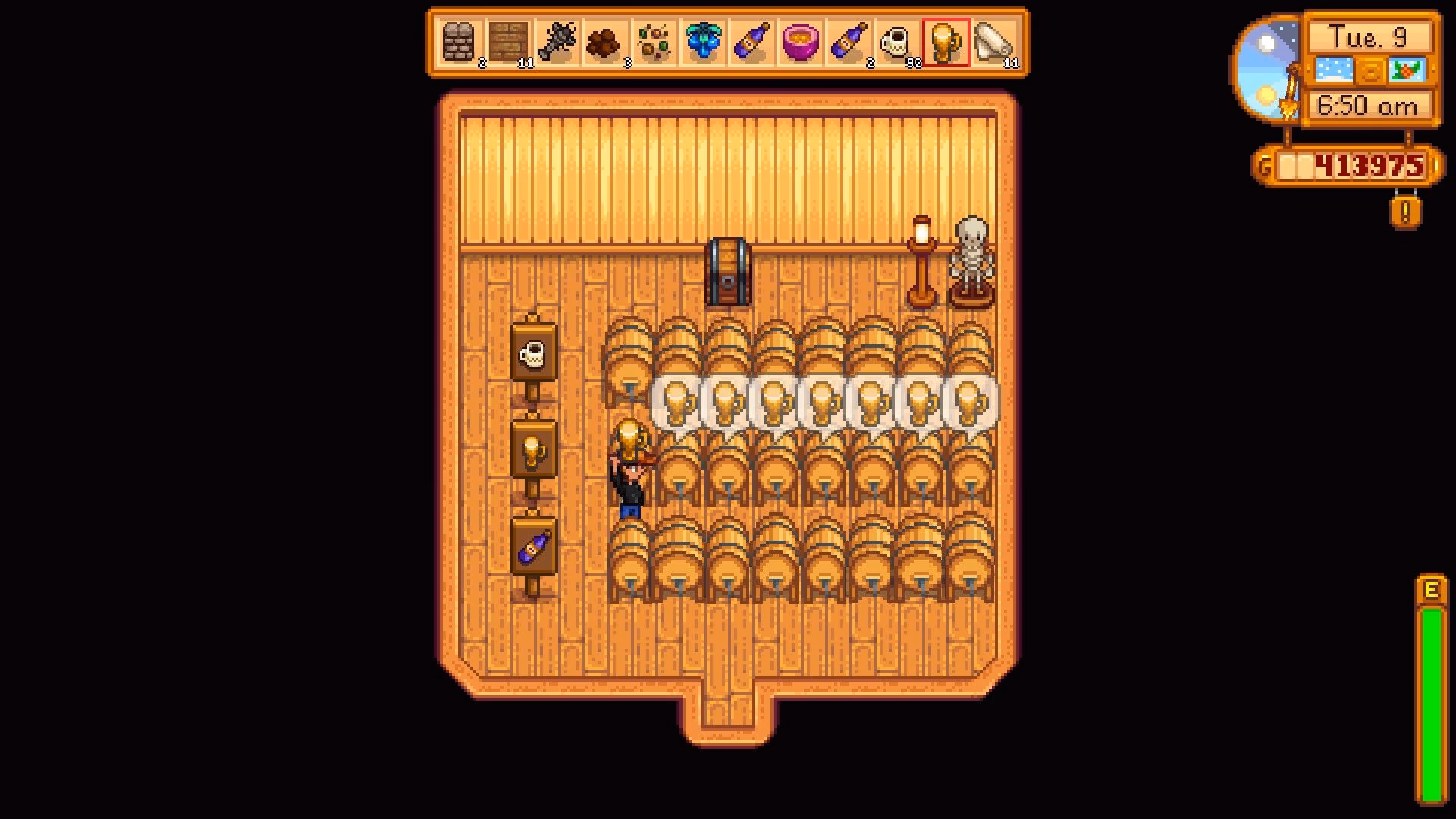 When should you plant hops in Stardew Valley?