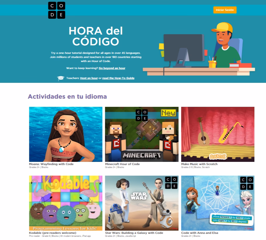 ¿Cómo organizar una hora del Código?