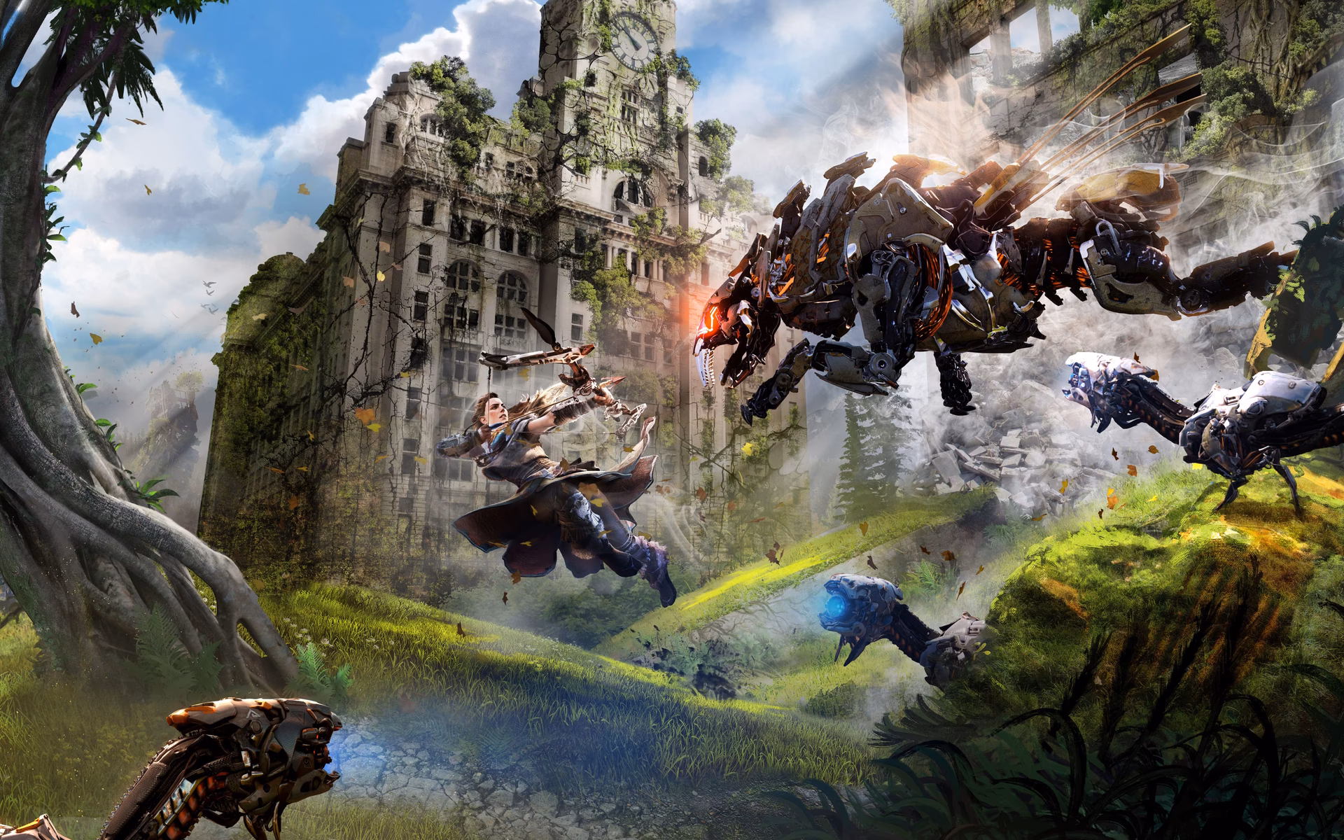 Are there any Horizon Zero Dawn wallpapers available for free?