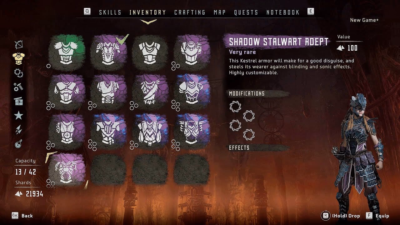 How do I get the adept equipment in ng+ ultra hard?
