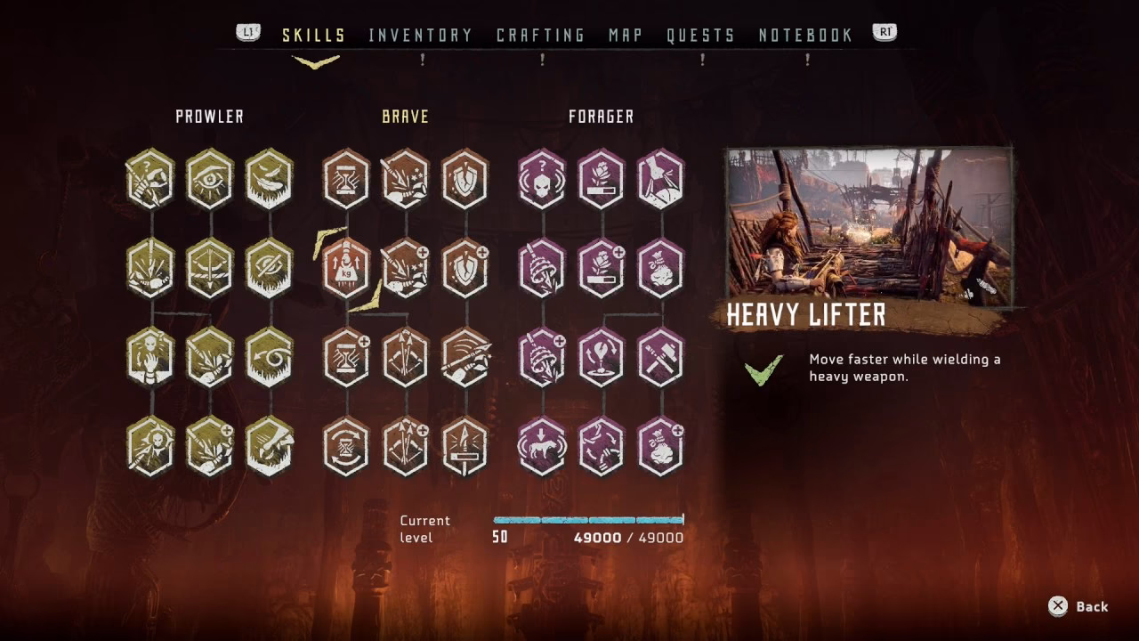 What are the best Prowler skills in Horizon Zero Dawn?