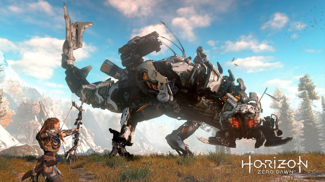 What game engine does Horizon Zero Dawn use?