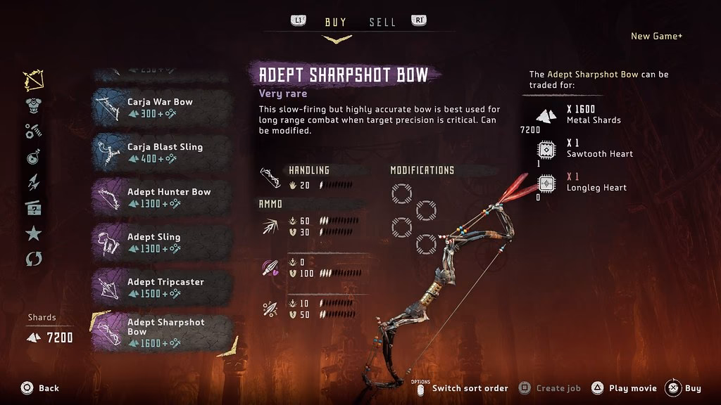 ¿Cuál es el mejor arco de caza en Horizon Zero Dawn?
