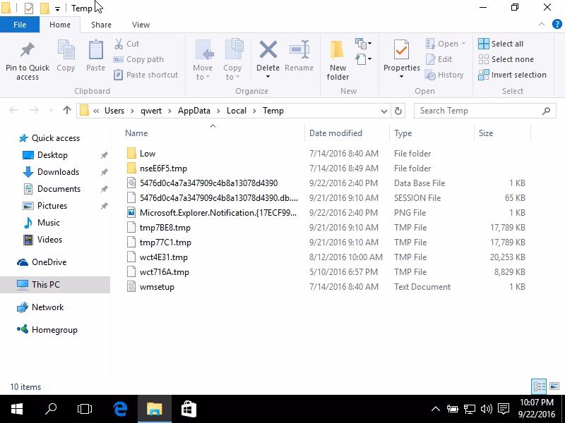 How to delete temporary files in Windows 11?