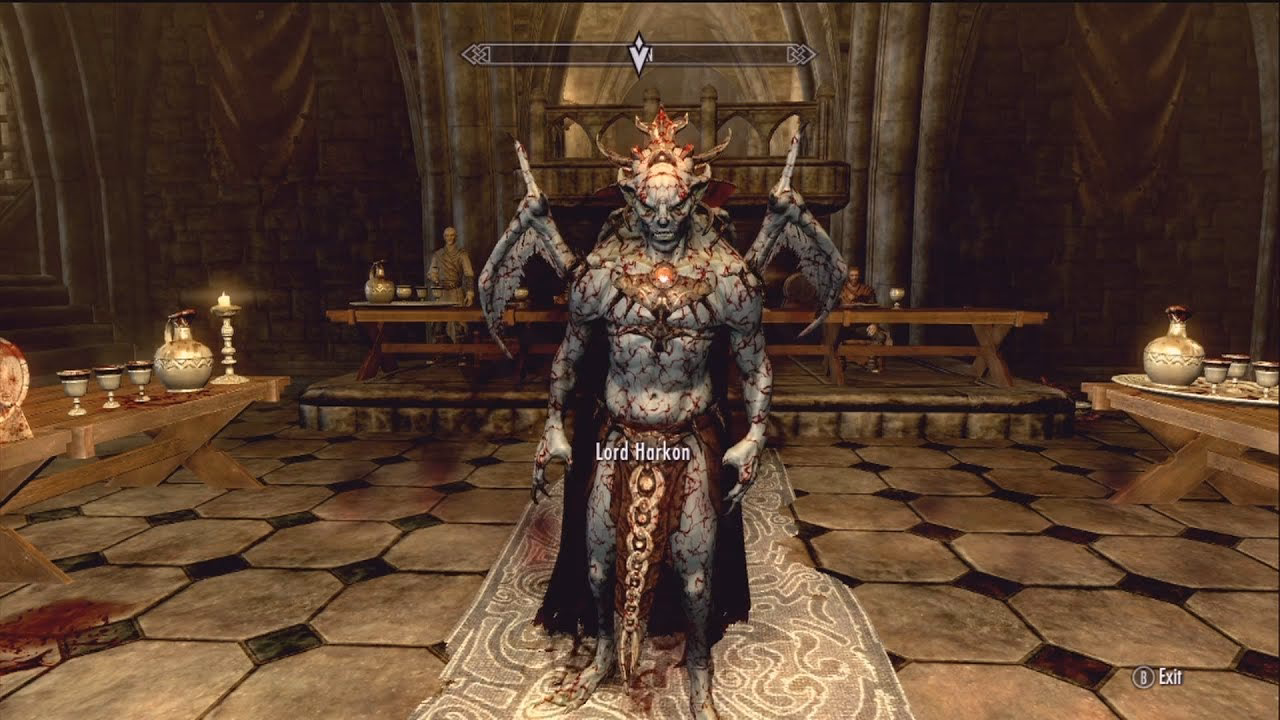 How do you get a vampire lord in Skyrim?
