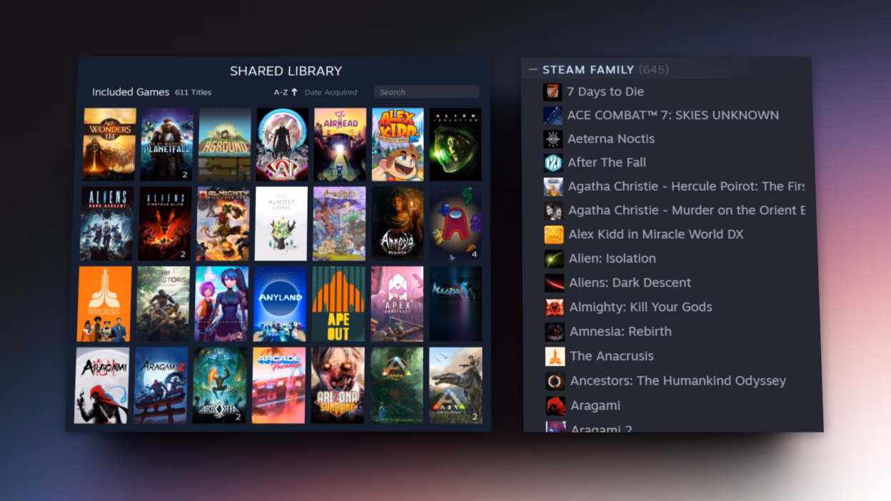 How to borrow games from a friend on Steam?