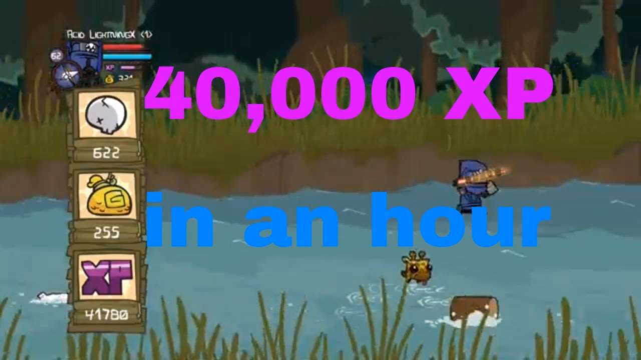 How much XP do you need in Castle Crashers?
