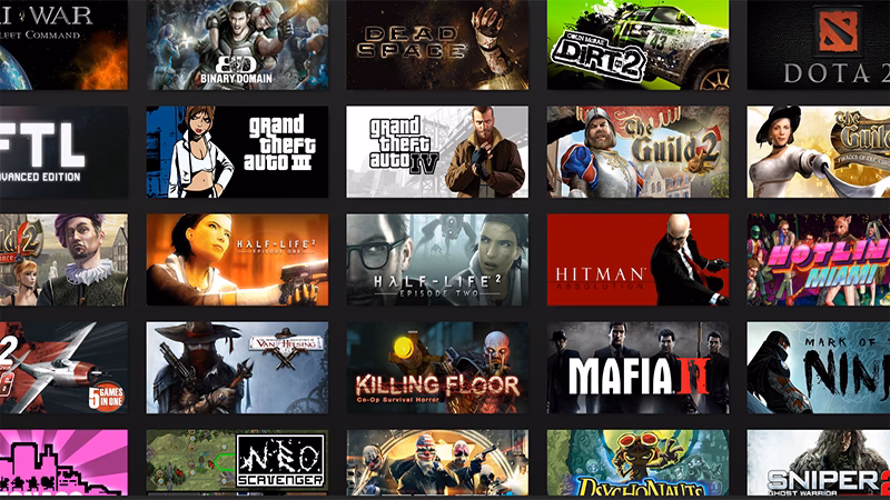 How many games are there on PC?