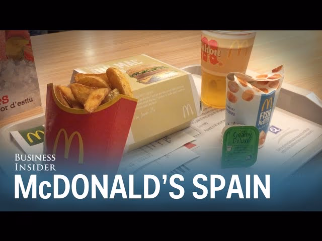 How many McDonalds are there in Spain?